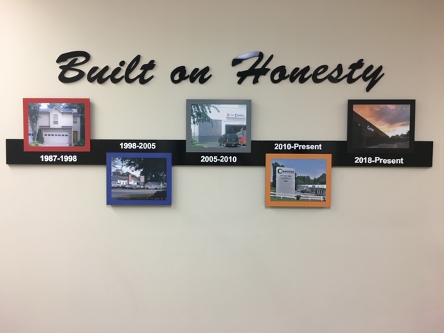 Dimensional Wall sign with Acrylic lettering and Ultra Foam Photos