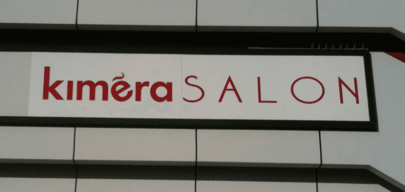 Stencil Cut Aluminum Lighted Sign