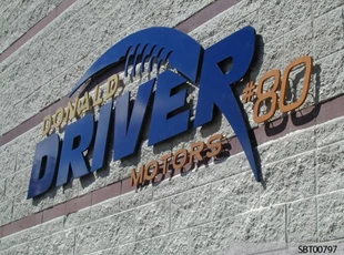 Donald Driver Outdoor Dimensional Lettering