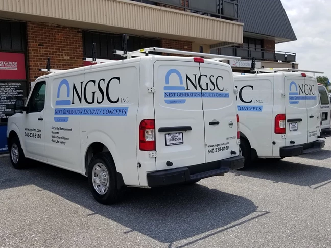 Security Systems Nissan Van Graphics
