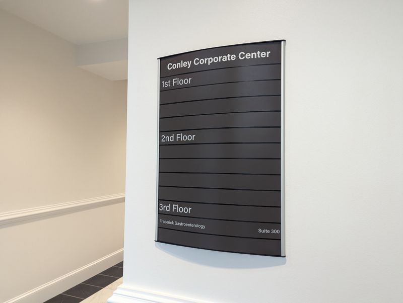 Building Directory Signs Vinyl Signage, Business Directory, Exterior