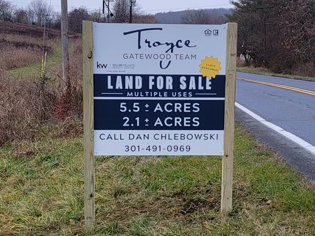 Land For Sale MDO Post & Panel Sign