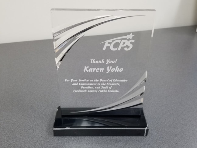 Board Member Thank You Acrylic Award