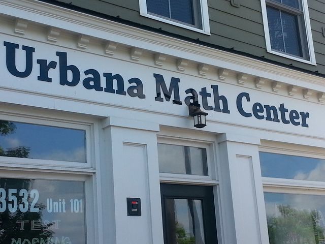 Acrylic Letters for Urbana Math Center
