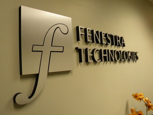 Dimensional Fome Letters with Silver Laminate Faces