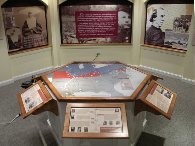 Museum Display Graphics Seton Heritage Ministries