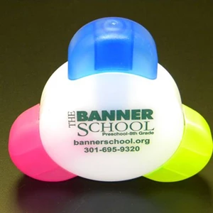 Tri Color Highlighters for The Banner School