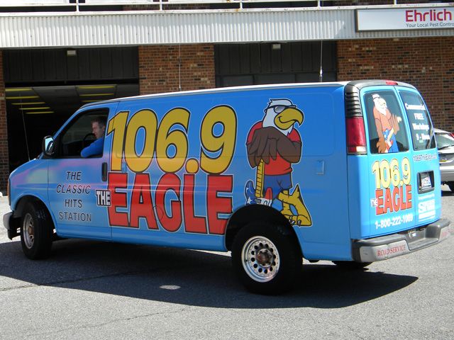Full Van Wrap for The Eagle 106.9