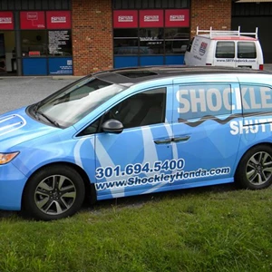 Full Van Wrap for Shockley Honda