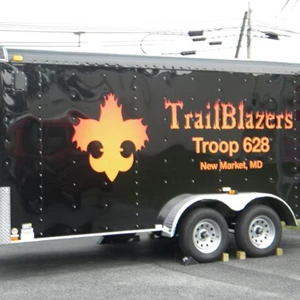 Trailer Graphics for Boy Scout Troop 628