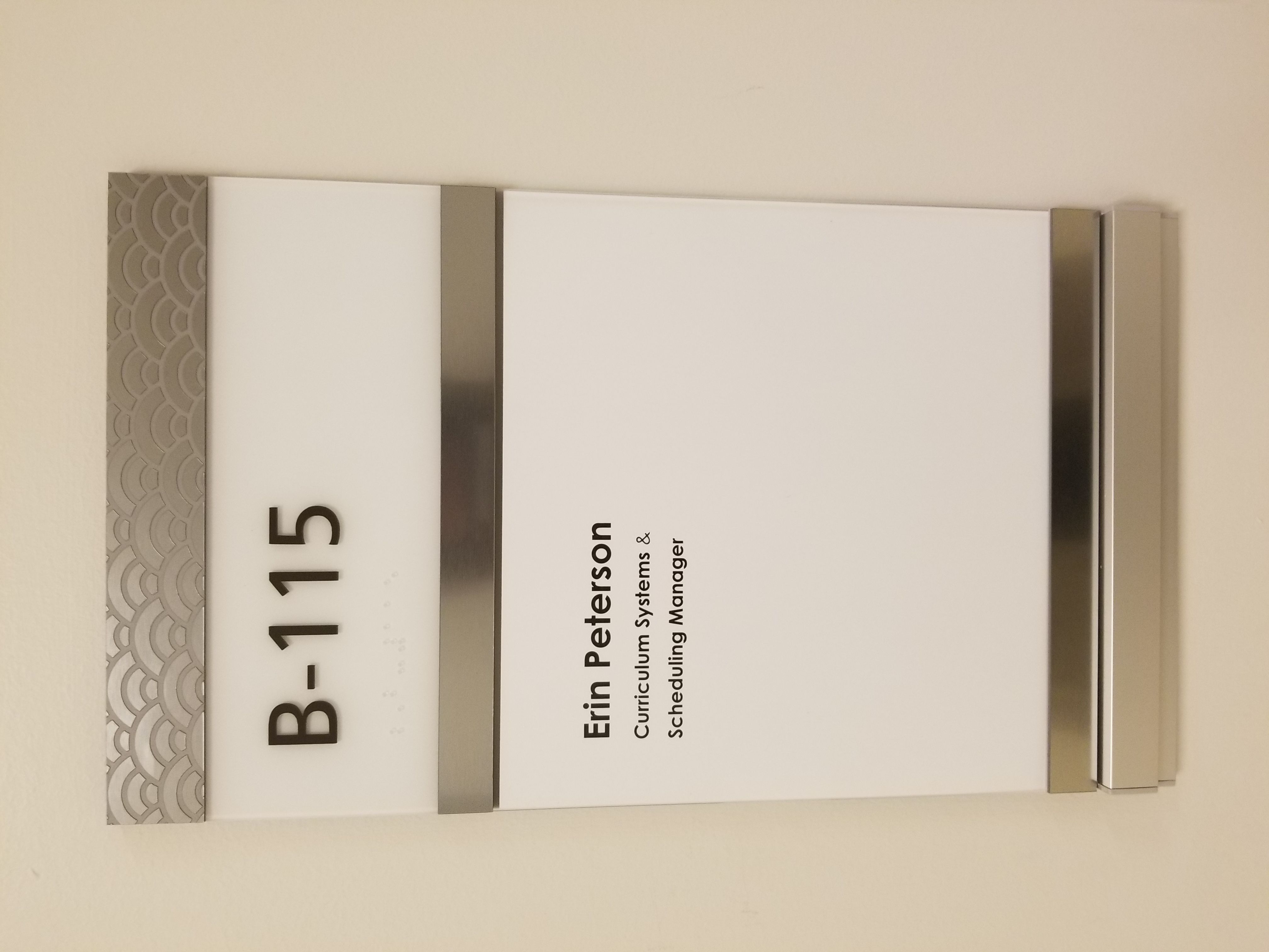 Frederick Community College Message Grabber with Paper Insert