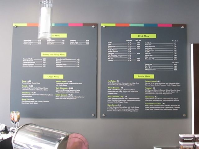 gator foam menu boards