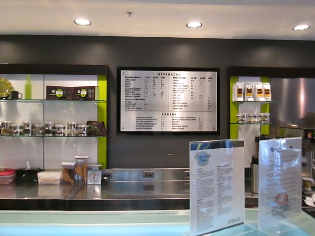 dual-layer acrylic menu board