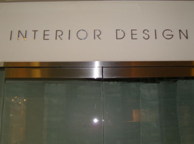 flat cut metal letters