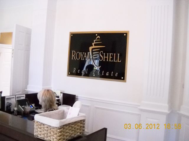 acrylic with standoffs