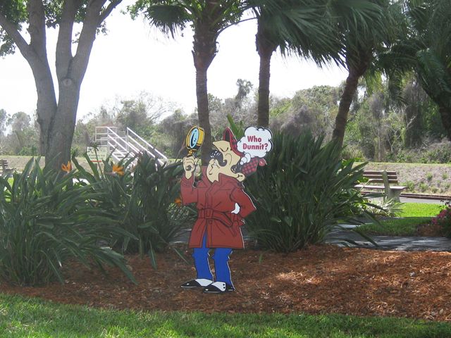 routed PVC for murder mystery train