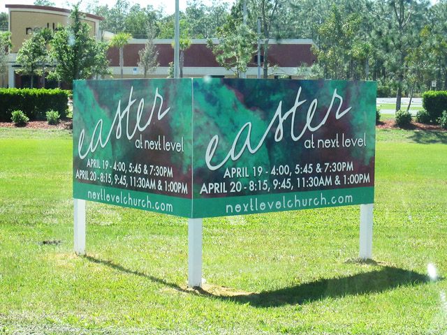 4'x8' v-sign assembly