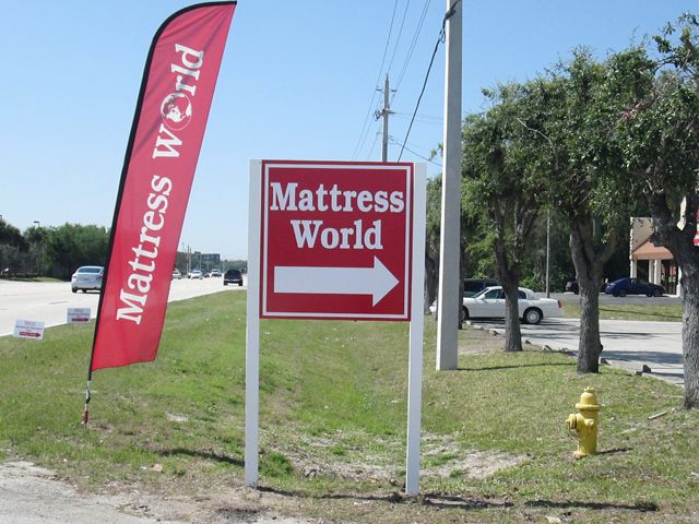 Mattress World post & panel