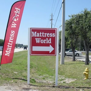 Mattress World post & panel