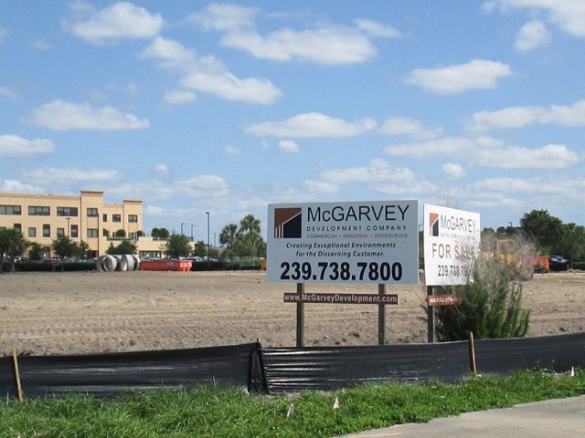 McGarvey construction site sign