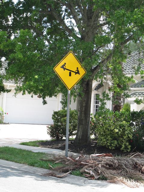 playground sign