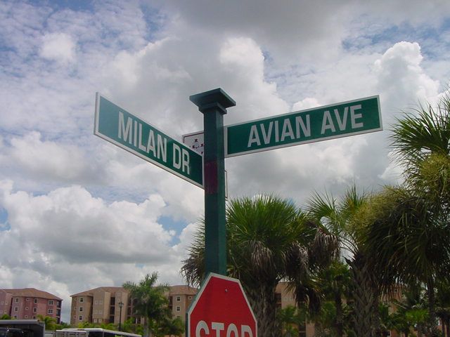 Custom Street Name signs