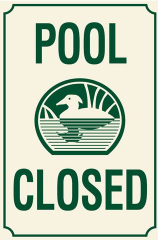 Custom Pool sign