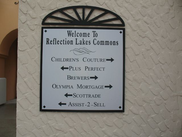 Custom Directory sign