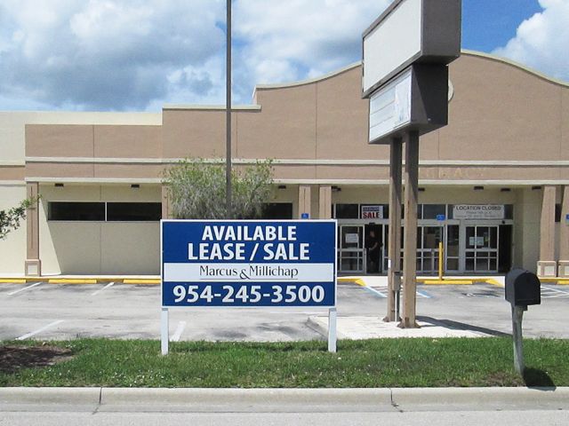 commercial property site sign
