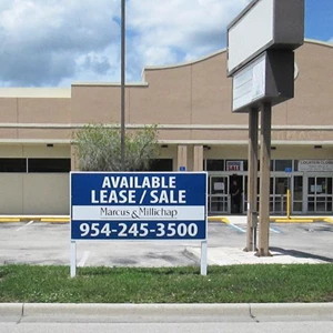 commercial property site sign