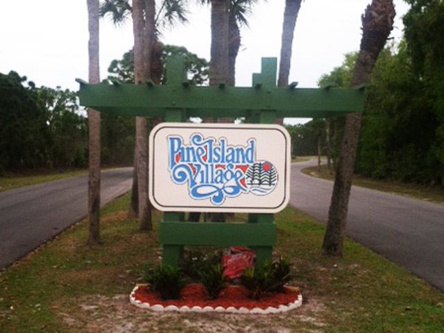 community entrance sign