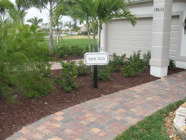 model home sign