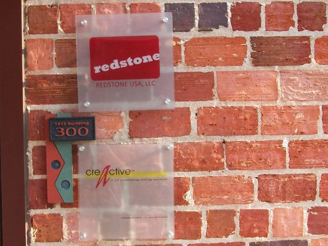 acrylic w/ standoffs