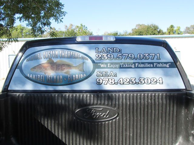 perforated window vinyl