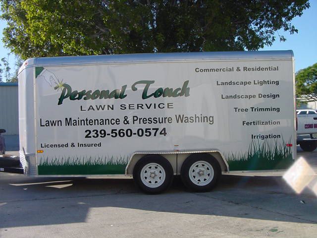 lawn maintenance trailer