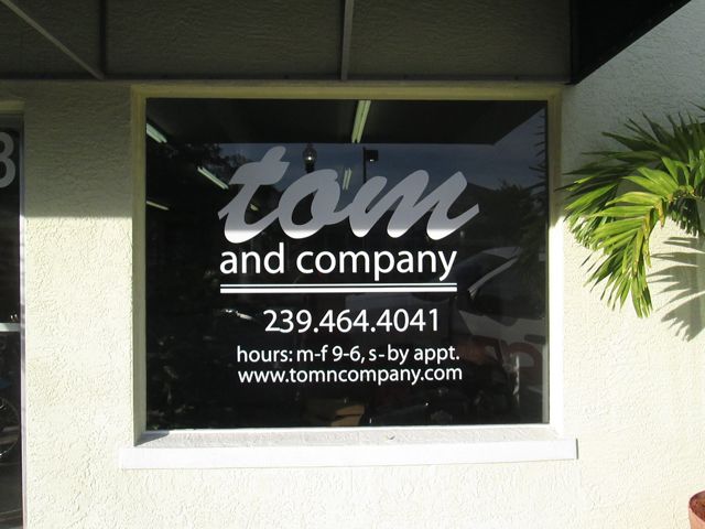 cut vinyl lettering