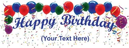 signs by tomorrow of glendale custom quick print banners a happy birthday sign