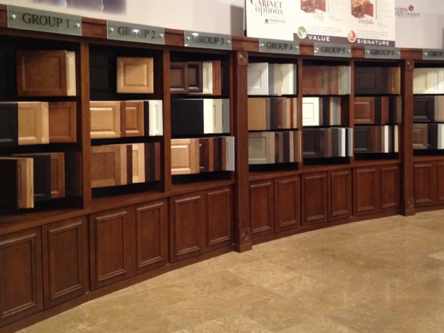 Acrylic with Stand-Offs Frost Back Black Text First Surface Fulton Homes Design Cente