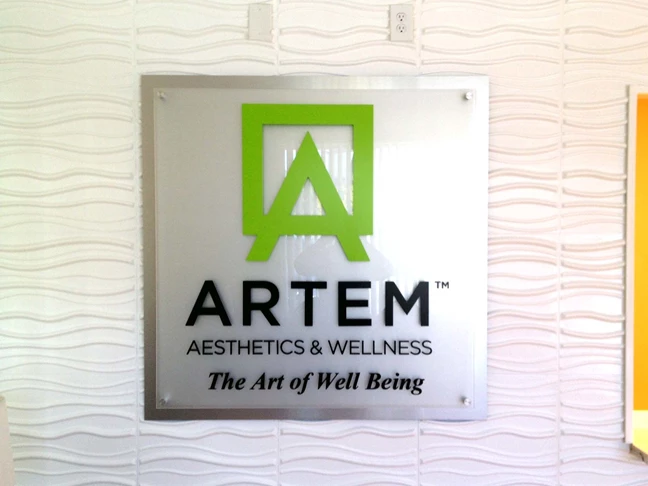 Artem 3D Acrylic Reception Sign